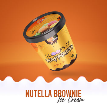 Nutella Brownie Ice Cream